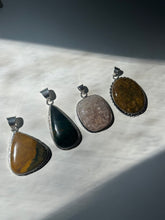 Load image into Gallery viewer, Ocean Jasper 925 sterling silver pendants in various shapes