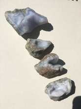 Load image into Gallery viewer, LOVE set of blue lace agate