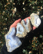 Load image into Gallery viewer, LOVE set of blue lace agate