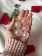 Load image into Gallery viewer, Gemmy Star Rose Quartz small sphere
