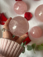 Load image into Gallery viewer, Gemmy Rose Quartz Sphere large
