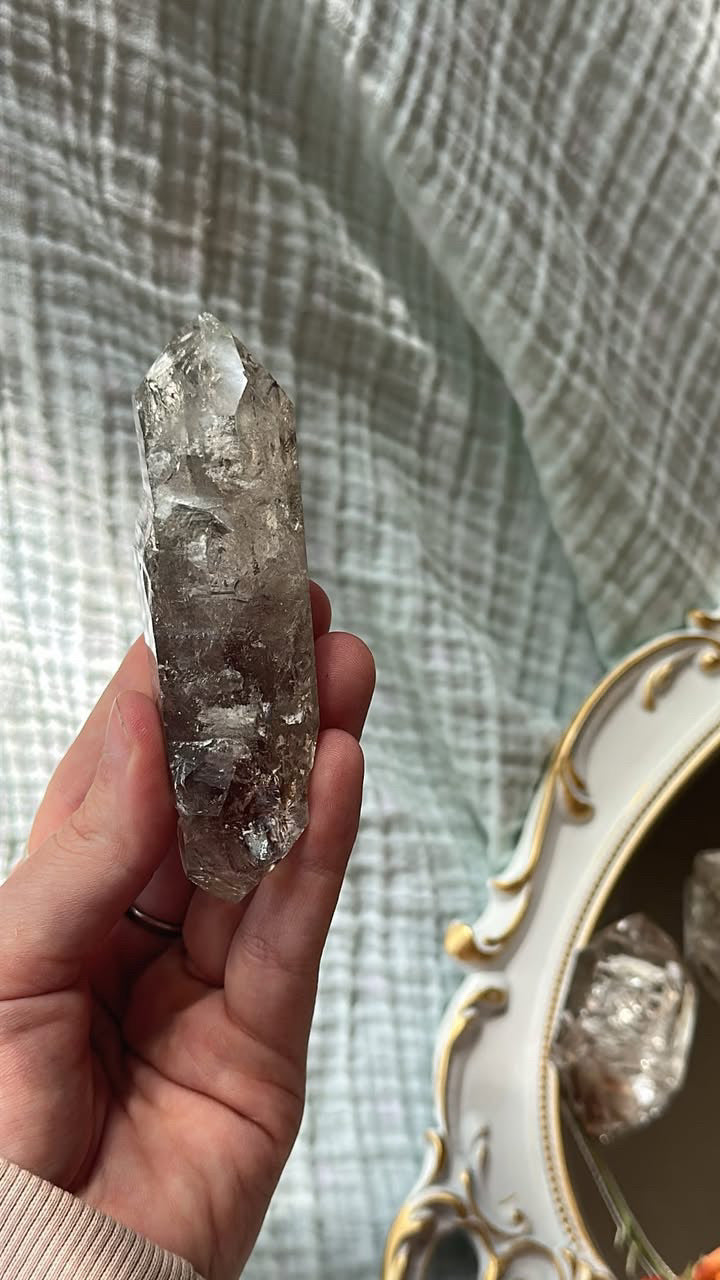 Polished Elestial Smoky