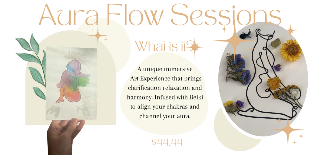 *Aura FLOW Painting & Distant Reiki Session