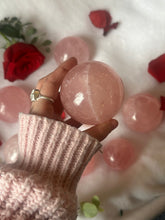 Load image into Gallery viewer, Gemmy Rose Quartz Sphere large
